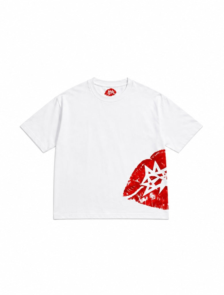 Superstar  kiss mark tee